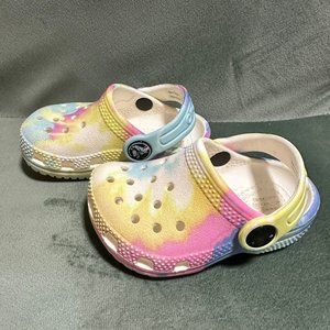 *SOLD*  Toddler Crocs Size C 4 Tie Dye